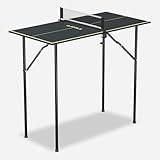 JOOLA Tischtennisplatte Mini - Indoor Tischtennistisch, Freizeittisch Inklusive Tischtennisnetz,...