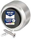 PLURI - Premium Türstopper Wand Edelstahl [1er Set] - GRATIS Befestigungsmaterial, Wand-Puffer...