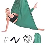 Staranry 280x150cm Grün Hängematte Outdoor Swing 200 Kg Max mit Installationshardware,...