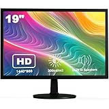 Insykktrkig 19 Zoll PC Monitor mit HDMI und VGA,1440x900 LED Bildschirm,Eingebaute...