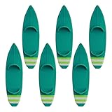 Wezalget Mini Surfboard | 6 Stück Fingerboard Surfboards,Kinder Sammelspielzeug Für Autofenster...