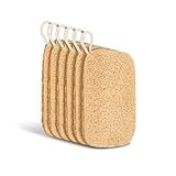 6 Stück Luffa Schwämme - Luffa Wasserwaschschwämme 11 x 7,5cm - Natur Luffa Material - Für...