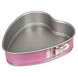 Zenker creative studio Herzspringform, Backform mit Flachboden, herzförmige Kuchenform mit...