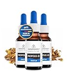 Bienenherz® Propolis Tinktur 40% – 3x20ml – hochkonzentrierte, schadstoffgeprüfte Tropfen –...