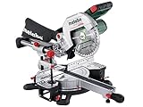 Metabo KGS 18 LTX BL 216 Akku-Kappsäge (18V, mit Zugfunktion, Klasse M, mit Sägeblattneigung,...