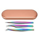 Für 3pcs, für Edelstahl, Wimpern -Pinzetten -Set, falsche Wimperntransplantations -Clip -Werkzeuge...