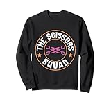 Lustiger LGBT Pride Month Lesben Scissoring The Scissors Squad Sweatshirt