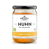 Grizzly Foods • BIO Hühnerbrühe (6 x 500ml) • 100% natürlich • Ohne Zucker &...