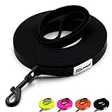 Miauff Schleppleine für Hunde, Gummiert & Wasserdicht, Robuste Trainingsleine mit Handschlaufe &...