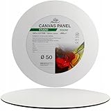 Leinwand Rund Phoenix 50 cm – Malerleinwand aus 100% Baumwolle, dreifach grundiert, Malpanel rund...