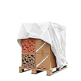 HASKYY Euro-Paletten-Haube Abdeckhaube Schutzhülle 130x90x130cm Euro-Paletten-Möbel-Abdeckung...