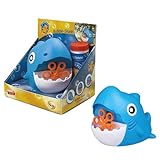 PUSTEFIX Mini Seifenblasenmaschine Hai I Seifenblasen Kinder Set I Bubble Spaß bei Kinderpartys &...