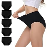 NUOZA Bauchweg Unterhosen Damen Unterwäsche Frauen Schlüpfer Damen High Waist Baumwolle...