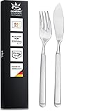 SOLINGEN| Gehring Fischbesteck - Fischmesser & Fischgabel | Made in Germany, Set für 6 Personen, 12...