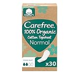 Carefree Slipeinlage 100% Organic Cotton Topsheet Normal (30 Stück), aus 100% zertifizierter...