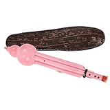 Vaguelly Hulusi Sopranblockflöte 7 Loch Kunststoff ABS mit Etui Stimmsicher und Robust für...