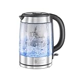 Russell Hobbs Wasserkocher Glas [BRITA Wasserfilter MAXTRA+ Einsatz] Clarity (1l+0,5l...