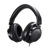 Depisuta Studio Kopfhörer, Professionelle DJ-Überwachungskopfhörer mit 40mm Treibern,...