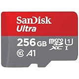 SanDisk Ultra Android microSDXC UHS-I Speicherkarte 256 GB + Adapter (Für Smartphones und Tablets,...