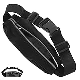 DECHOUS Lauf Bauchtasche mit Touchscreen Verstellbare Outdoor Hüfttasche aus Atmungsaktivem...