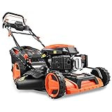FUXTEC 4in1 Benzin Rasenmäher FX-RM5196eSPRO mit E-Start und regulierbarem Selbstantrieb,...