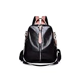 LCHJX Mädchen PU Leder College Handtasche Rucksack Geldbeutel Mini Rucksack Reisetasche Tasche...