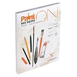 Clairefontaine 96537C - Malblock / Zeichenblock PaintON feinkörnig DIN A4 21x29,7 cm, kopfseitig...