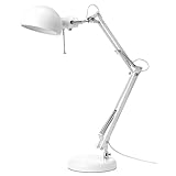 IKEA 5054809742239 Forsa Schreibtischlampe, Weiß, 35 x 18 x 10 cm