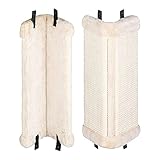 Navaris Wand Kratzbrett für Katzen - 2X Kratzmatte Kratzwand für Ecke - 43x22x2cm Kratzecke...