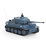 Tbest RC Panzer Fernbedienung Kampfpanzer Battle Panzer Tank Spielzeug mit Motor Turmbewegung und...