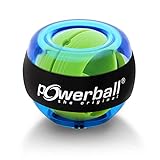 Powerball Basic, gyroskopischer Handtrainer, transparent-blau, das Original von Kernpower, Tennis