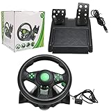 Racing Wheel PC Game Lenkrad für Xbox 360/PS3/PS2, High Simulation Driving Game Racing Wheel mit...