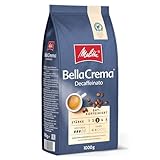 Melitta BellaCrema Decaffeinato Ganze Kaffee-Bohnen entkoffeiniert 1kg, ungemahlen, Kaffeebohnen...