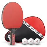 JOOLA Carbon Tischtennisschläger ITTF zugelassener Profi Tischtennis-Schläger für...