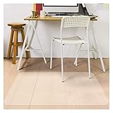ALGFree Bodenschutz Unterlegmatte Transparente Bodenmatte 90 X 160 cm PVC Tischdecke Dauerhaft...