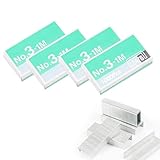 Eupneicu 4000 Stück Tackerklammern, Heftklammern 24/6, Standart Handtackerklammern, für Handtacker...