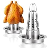 Hähnchenbräter, 1 Stück Edelstahl Hähnchengrill, Bierdose Hähnchenhalter Grill,...