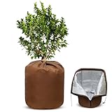 JJKOL Topfschutz Pflanzen Winter 70x45 cm, Winterschutz für Kübelpflanzen, Thermo Topfschutz für...