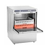 GastroHero ECOLINE-GLSM50S Gläserspülmaschine I Spülmaschine mit Reiniger- und Klarspüldosierer...