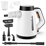 Fippesax Handdampfreiniger, 400 ml Druck-Mehrzweckdampfreiniger mit 9-teiligem Zubehör,...