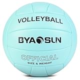 BYAOSUN Volleyball,Beachvolleyball,Weicher Volleyball Ball für Indoor Outdoor Beach,Größe 5...