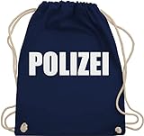 Shirtracer Karneval & Fasching Kostüm Outfit - Polizei Karneval Kostüm - Unisize - Navy Blau -...