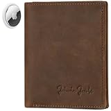 Jaimie Jacobs SLIMSTAR AirTag-Edition mit großem Münzfach dünne Geldbörse Leder Slim Wallet...
