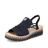 Rieker Damen Riemchensandalen V7972, Frauen...