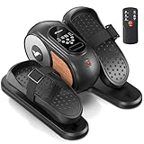 MERACH Mini Ellipsentrainer für Zuhause, Untertisch Elektrischer Crosstrainer mit Fernbedienung,...