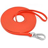 ZALER Lange Hundeleine, wasserdicht, Trainingsleine, 15,2 m, 9,1 m, 6,1 m, 4,6 m, 3 m, 1,8 m,...