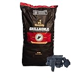 BlackSellig Steakhouse Grillkohle - Premium Quebracho Blanco Holzkohle | Lange Brenndauer | Hohe...