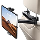 Lamicall Tablet Halterung Auto Kopfstütze - [2025 Sicherheitsschloss] Ausziehbar Tablethalterungen...