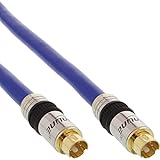 InLine 89947P S-VHS Kabel, PREMIUM, vergoldete Stecker, 4pol mini DIN Stecker / Stecker, 0,5m