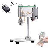Mini-Tischbohrmaschine, 8000 U/min Präzisions-Tischbohrmaschine mit variabler Drehzahl,...